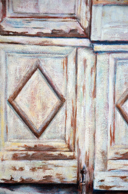 Bild: Nouvelle - Ausschnitt (Acryl auf Leinwand, 2017)